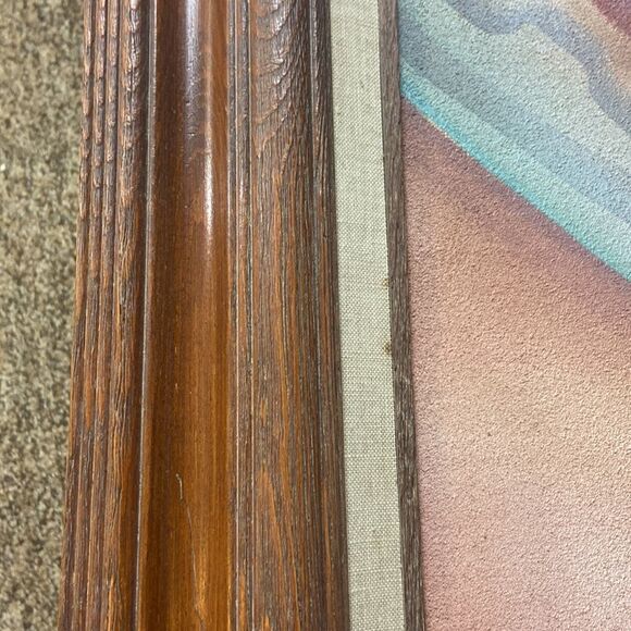 VTG,Myong Mario Native Jung Southwest Sand Art Painting Native American Frame - Picture 10 of 16